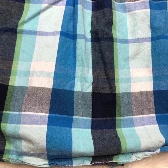 Izod Blue Plaid Button Up  Shirt Size 3T - Picture 11 of 16